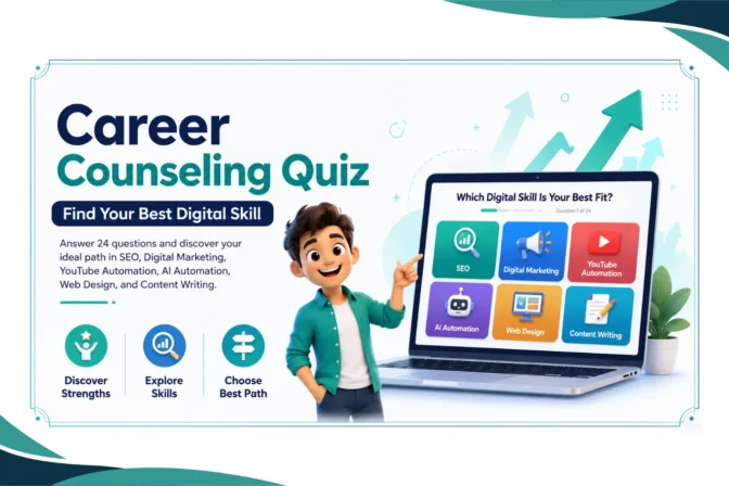 Career Counseling Quiz: Find Your Best Digital Skill