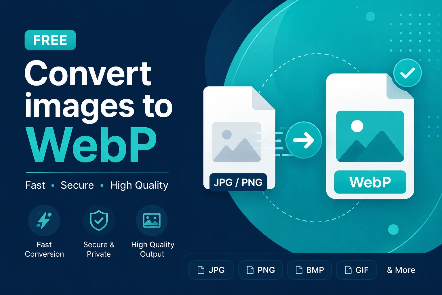 create images to webp